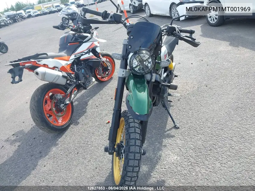 2021 Ducati Scrambler Desert Sled VIN: ML0KAFPM1MT001969 Lot: 12627853