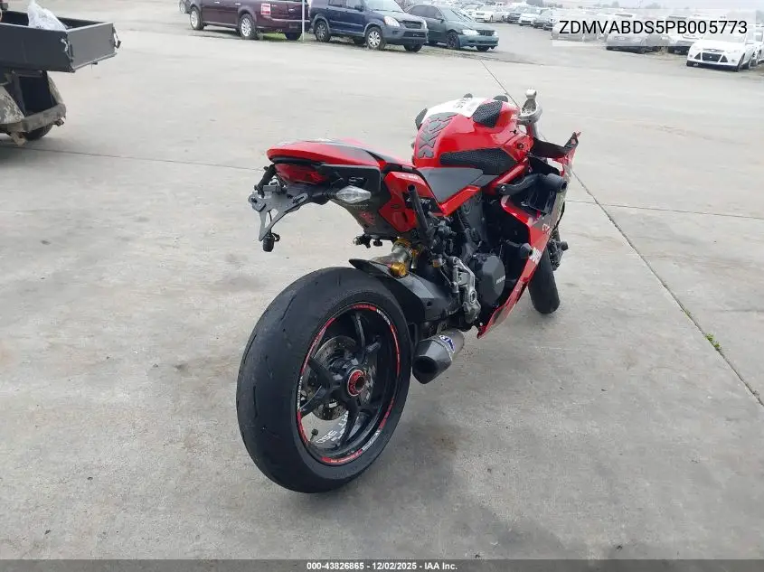 2023 Ducati Supersport VIN: ZDMVABDS5PB005773 Lot: 43826865