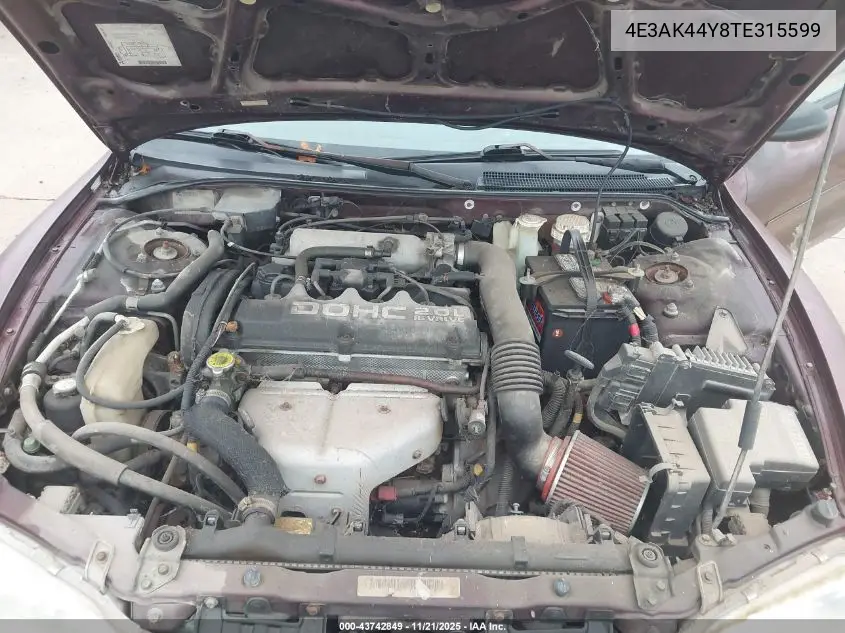 4E3AK44Y8TE315599 1996 Eagle Talon Esi