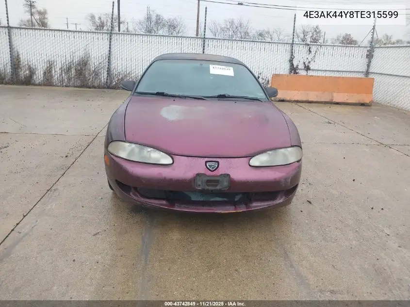 4E3AK44Y8TE315599 1996 Eagle Talon Esi