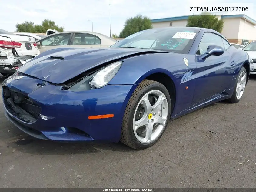 ZFF65LJA5A0172306 2010 Ferrari California