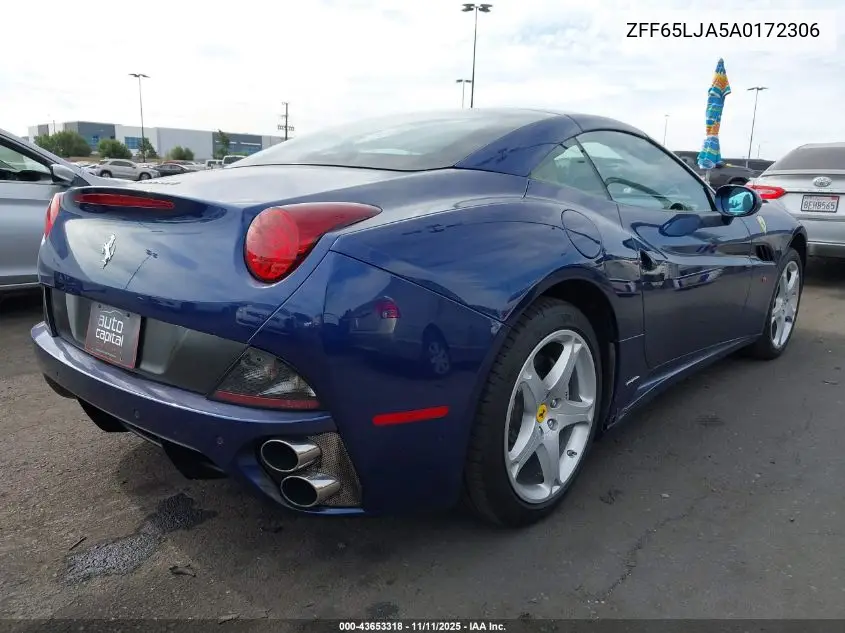 ZFF65LJA5A0172306 2010 Ferrari California