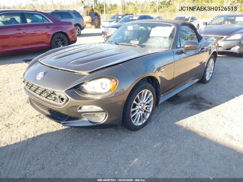 JC1NFAEK3H0126513 2017 Fiat 124 Spider Classica