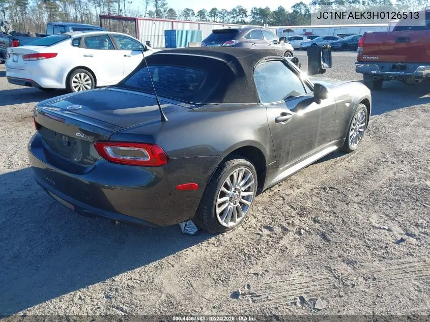 JC1NFAEK3H0126513 2017 Fiat 124 Spider Classica