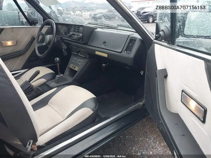 ZBBBS00A7G7156153 1986 Fiat Bertone