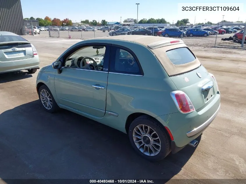 3C3CFFER3CT109604 2012 Fiat 500C Lounge