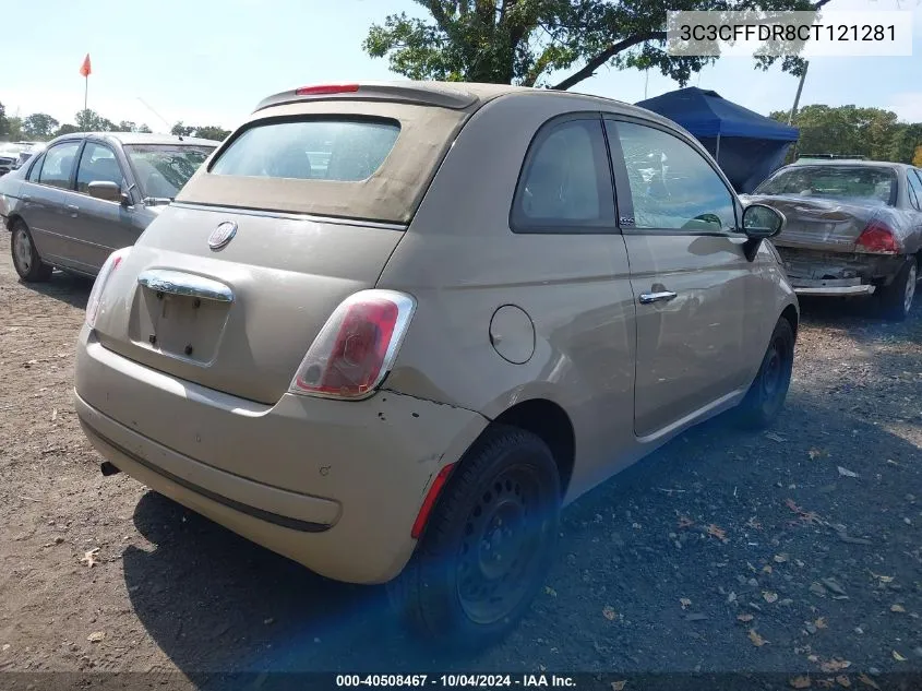 3C3CFFDR8CT121281 2012 Fiat 500C Pop