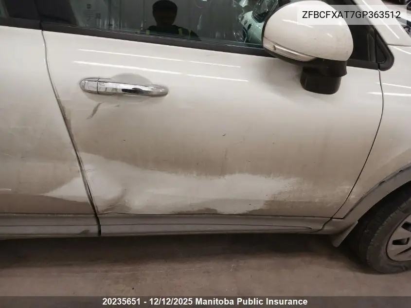 ZFBCFXAT7GP363512 2016 Fiat 500X Pop