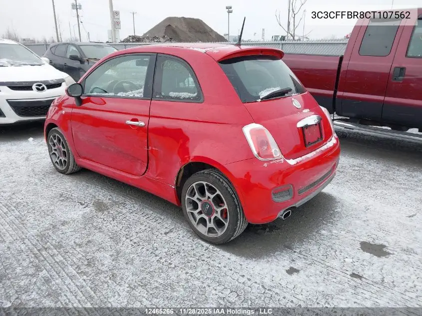 3C3CFFBR8CT107562 2012 Fiat 500