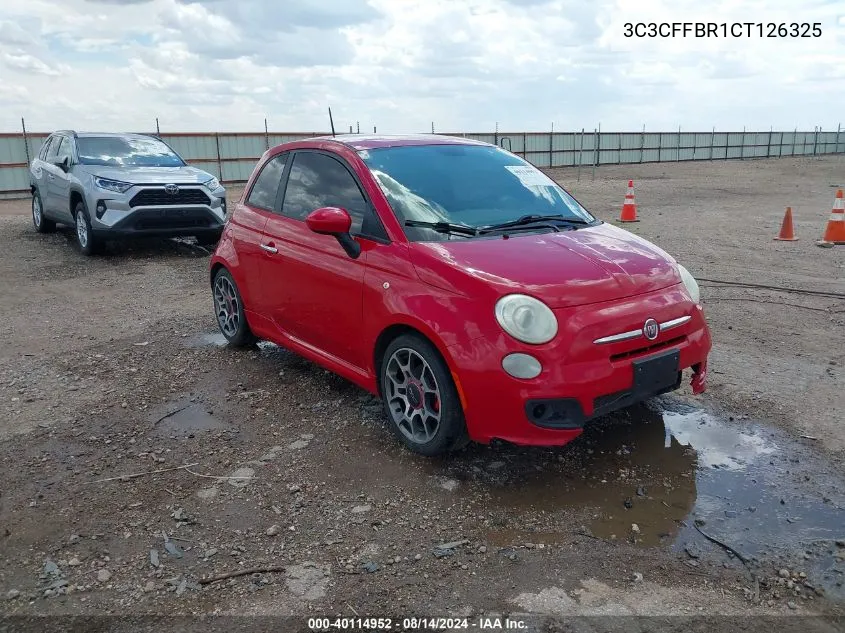 3C3CFFBR1CT126325 2012 Fiat 500 Sport