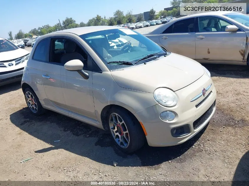 3C3CFFBR2CT366516 2012 Fiat 500 Sport