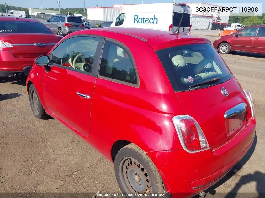 3C3CFFAR9CT110908 2012 Fiat 500 Pop