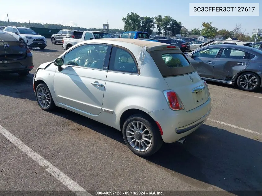 3C3CFFER3CT127617 2012 Fiat 500 Lounge