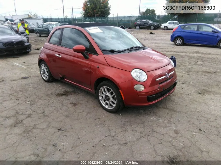 3C3CFFDR6CT165800 2012 Fiat 500 Pop