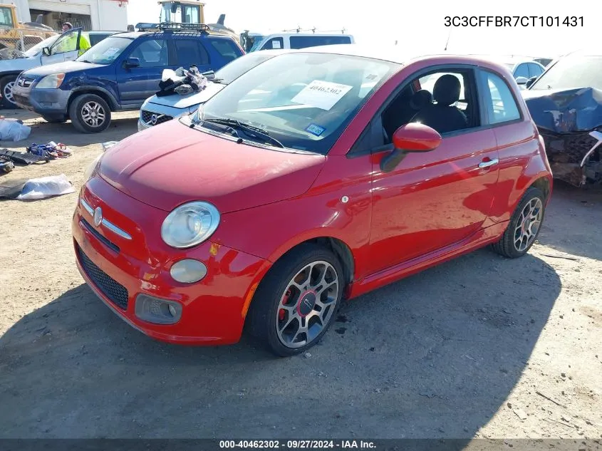 3C3CFFBR7CT101431 2012 Fiat 500 Sport