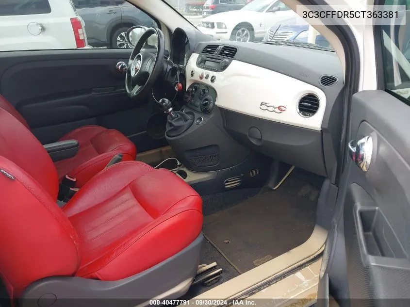 3C3CFFDR5CT363381 2012 Fiat 500C Pop