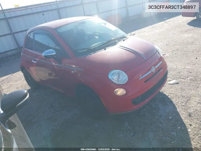 3C3CFFAR3CT348897 2012 Fiat 500 Pop