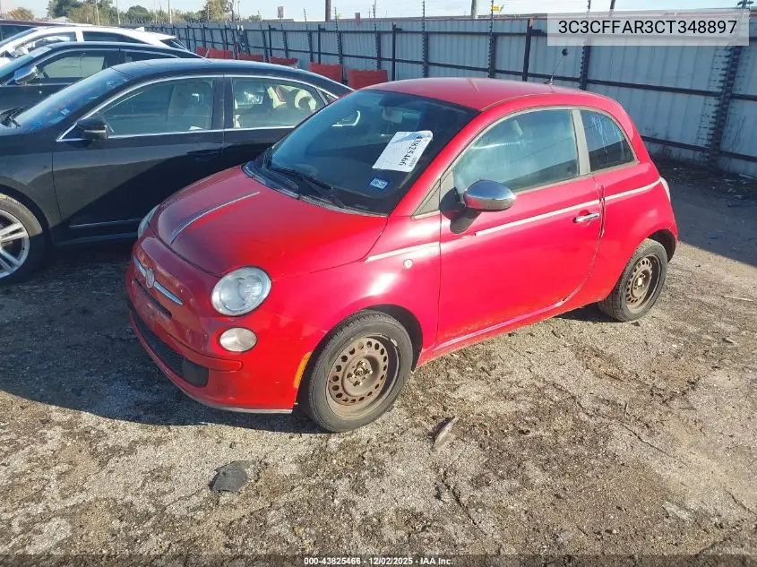 3C3CFFAR3CT348897 2012 Fiat 500 Pop