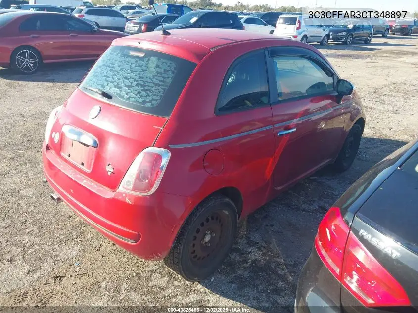 3C3CFFAR3CT348897 2012 Fiat 500 Pop
