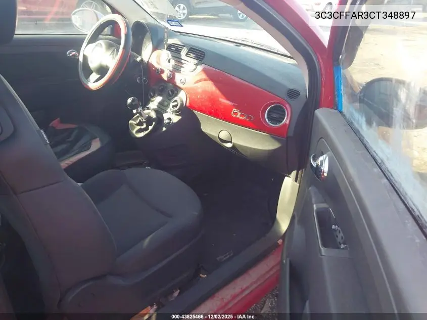 3C3CFFAR3CT348897 2012 Fiat 500 Pop