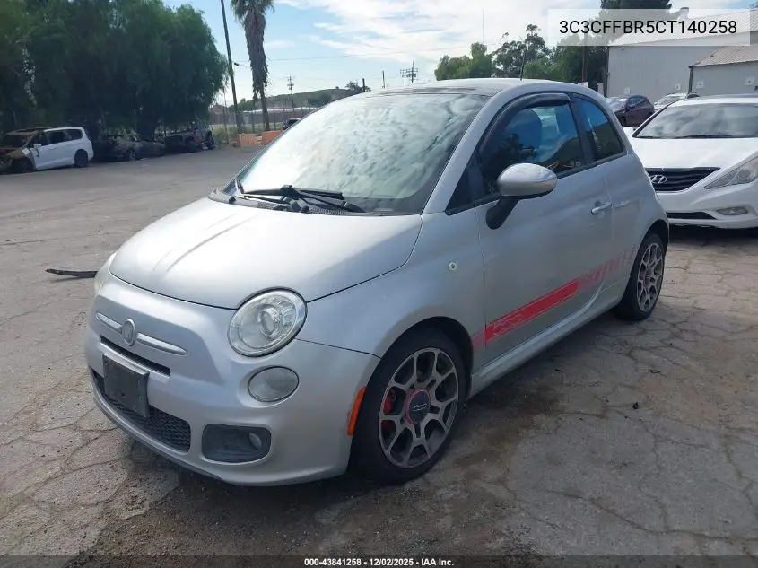 3C3CFFBR5CT140258 2012 Fiat 500 Sport