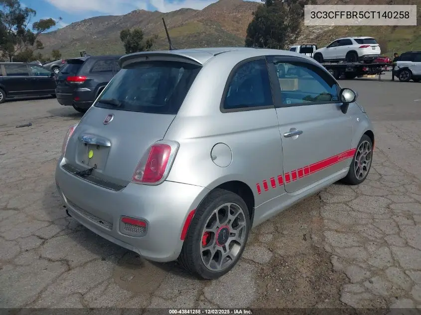 3C3CFFBR5CT140258 2012 Fiat 500 Sport