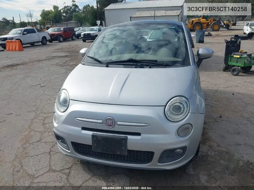 3C3CFFBR5CT140258 2012 Fiat 500 Sport