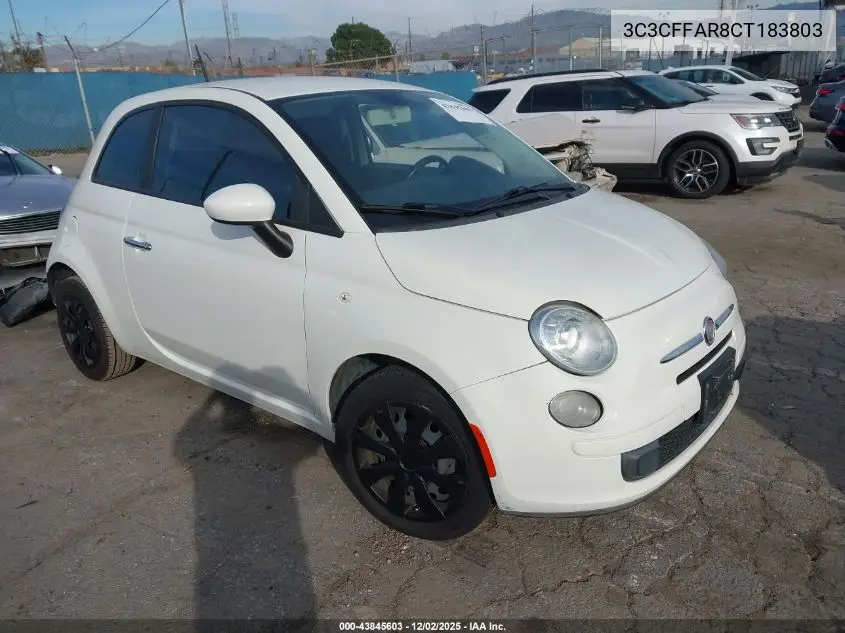 3C3CFFAR8CT183803 2012 Fiat 500 Pop