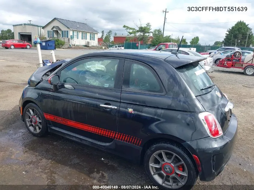 3C3CFFFH8DT551639 2013 Fiat 500 Abarth