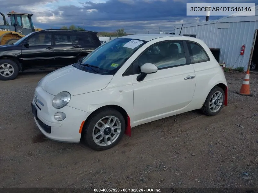 3C3CFFAR4DT546146 2013 Fiat 500 Pop