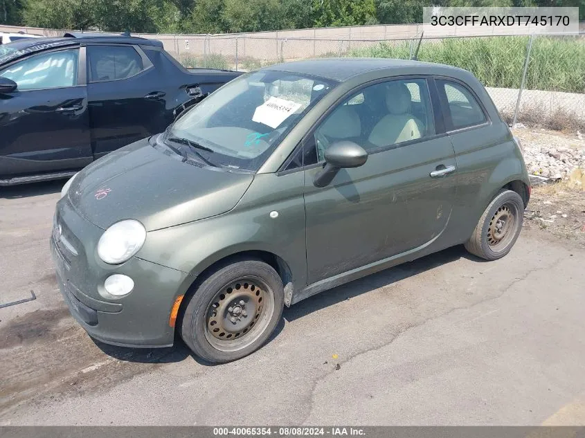 3C3CFFARXDT745170 2013 Fiat 500 Pop