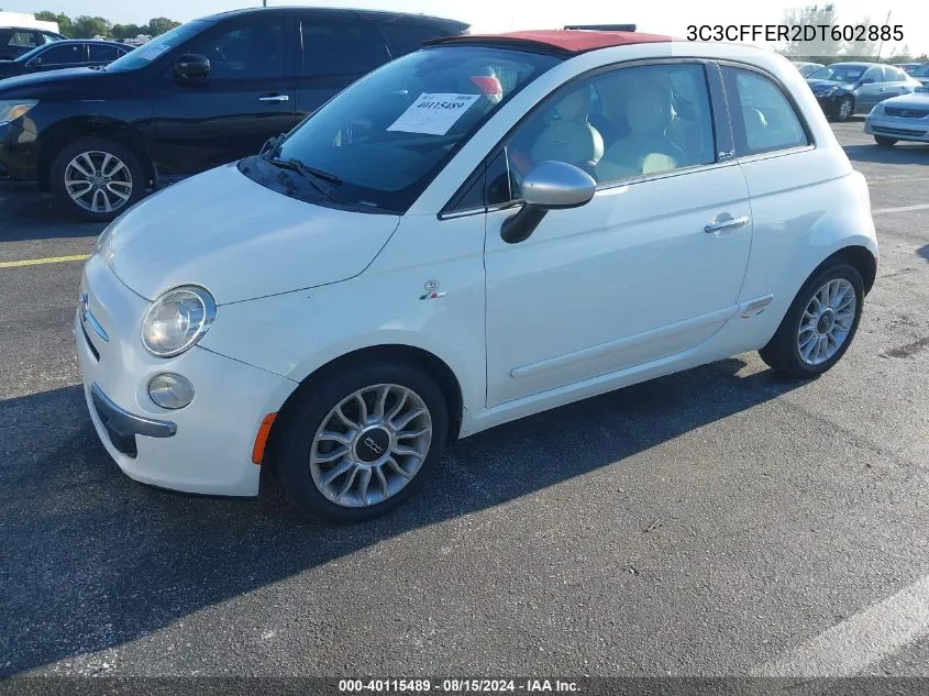 3C3CFFER2DT602885 2013 Fiat 500C Lounge