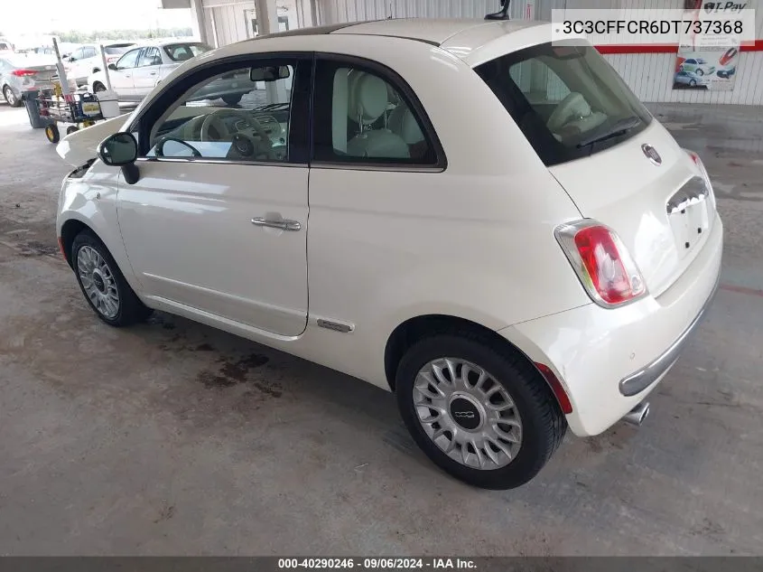 3C3CFFCR6DT737368 2013 Fiat 500 Lounge