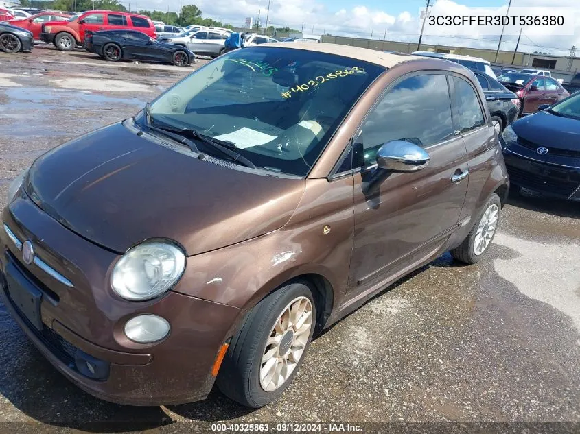 3C3CFFER3DT536380 2013 Fiat 500C Lounge