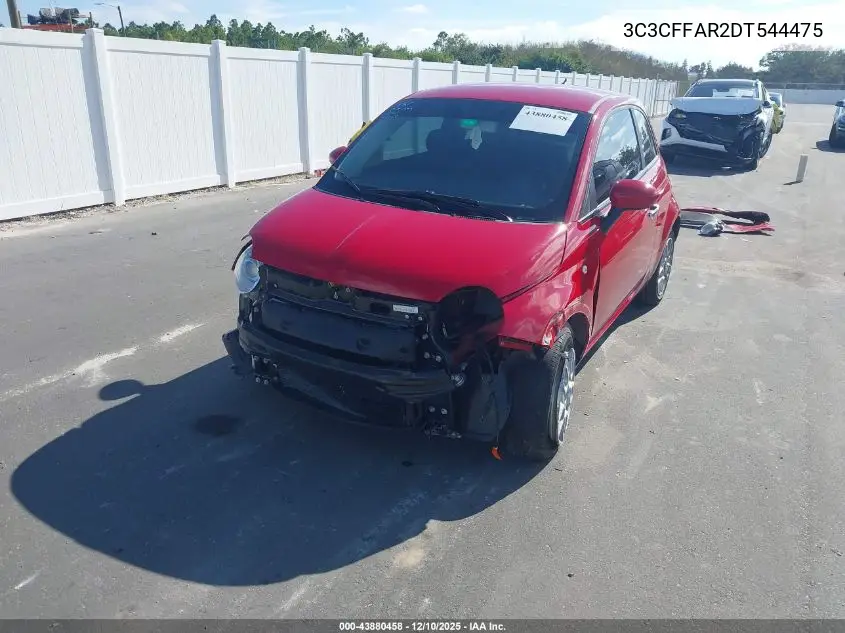 3C3CFFAR2DT544475 2013 Fiat 500 Pop