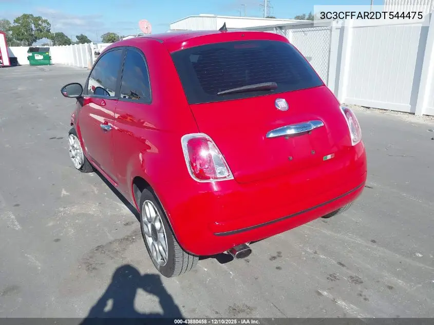 3C3CFFAR2DT544475 2013 Fiat 500 Pop