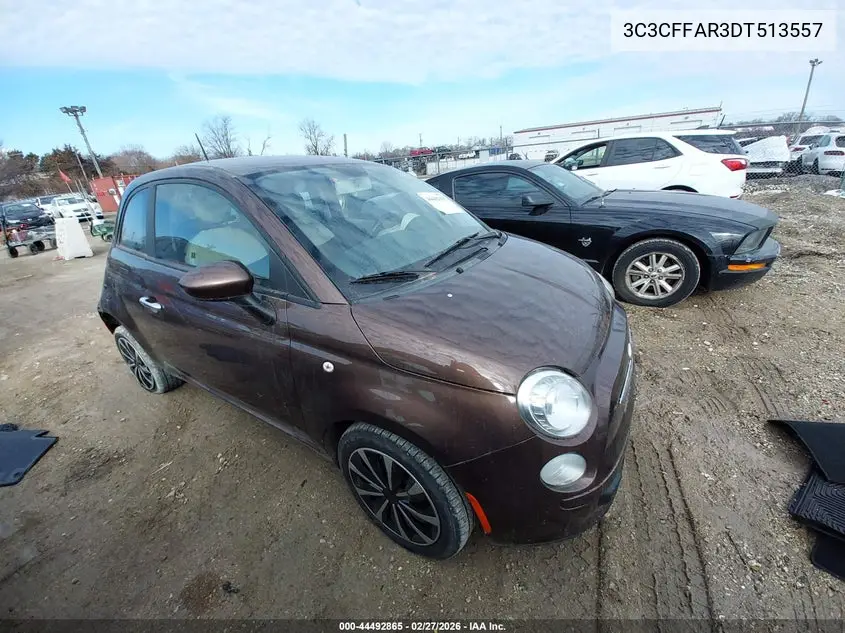 3C3CFFAR3DT513557 2013 Fiat 500 Pop