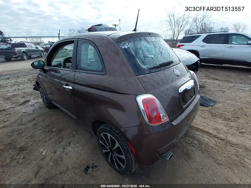 3C3CFFAR3DT513557 2013 Fiat 500 Pop