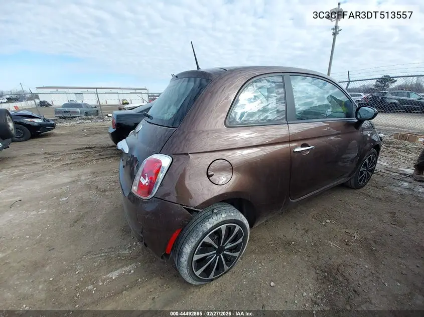 3C3CFFAR3DT513557 2013 Fiat 500 Pop