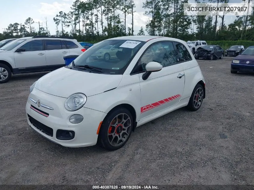 3C3CFFBRXET207987 2014 Fiat 500 Sport