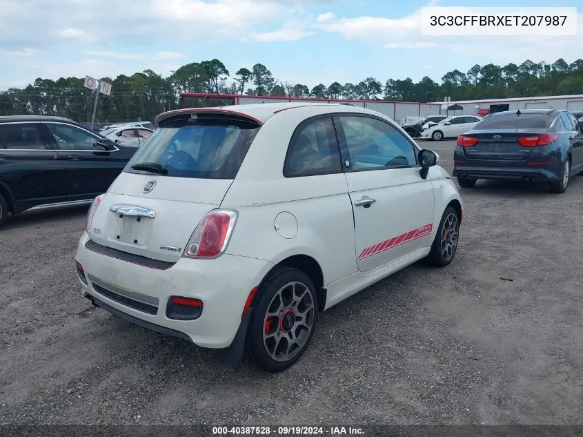 3C3CFFBRXET207987 2014 Fiat 500 Sport