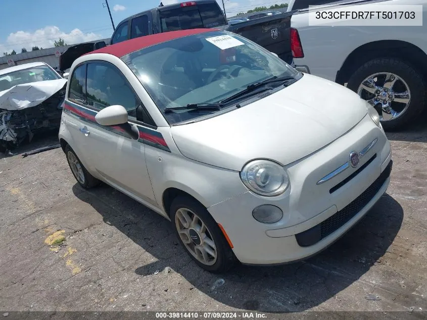 3C3CFFDR7FT501703 2015 Fiat 500C Pop