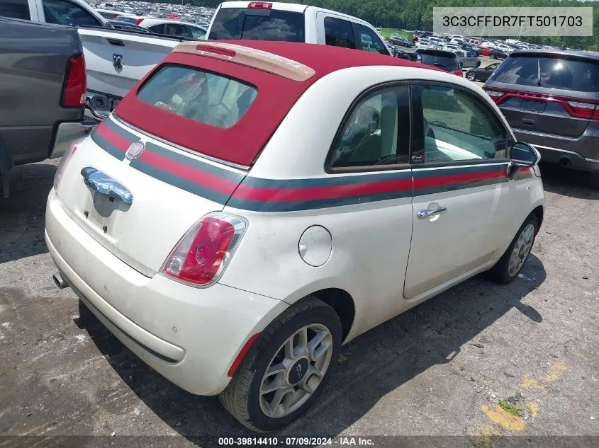 3C3CFFDR7FT501703 2015 Fiat 500C Pop