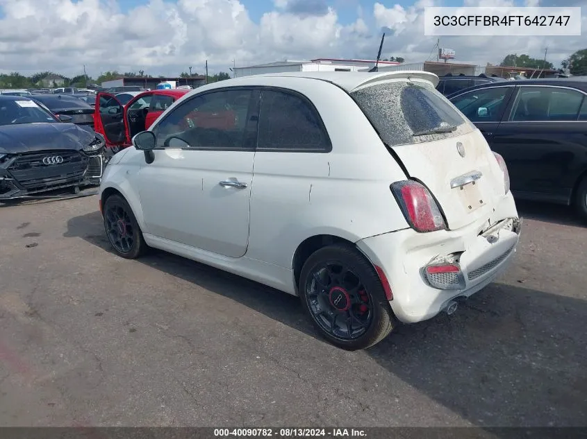 3C3CFFBR4FT642747 2015 Fiat 500 Sport