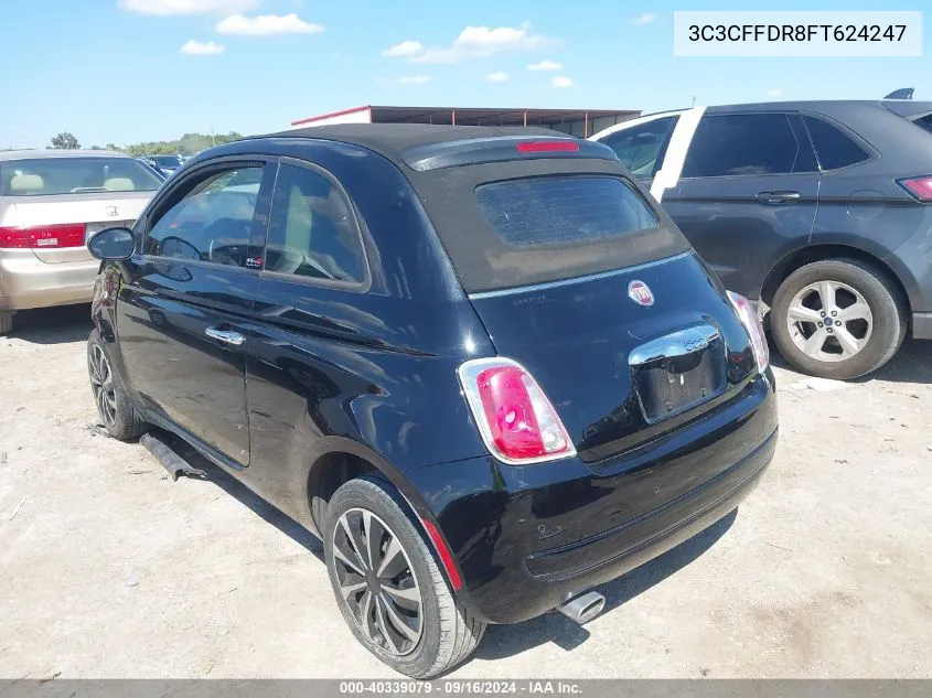 3C3CFFDR8FT624247 2015 Fiat 500C Pop