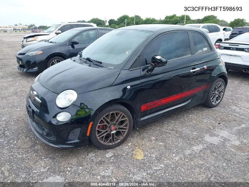 3C3CFFFH3FT598693 2015 Fiat 500 Abarth