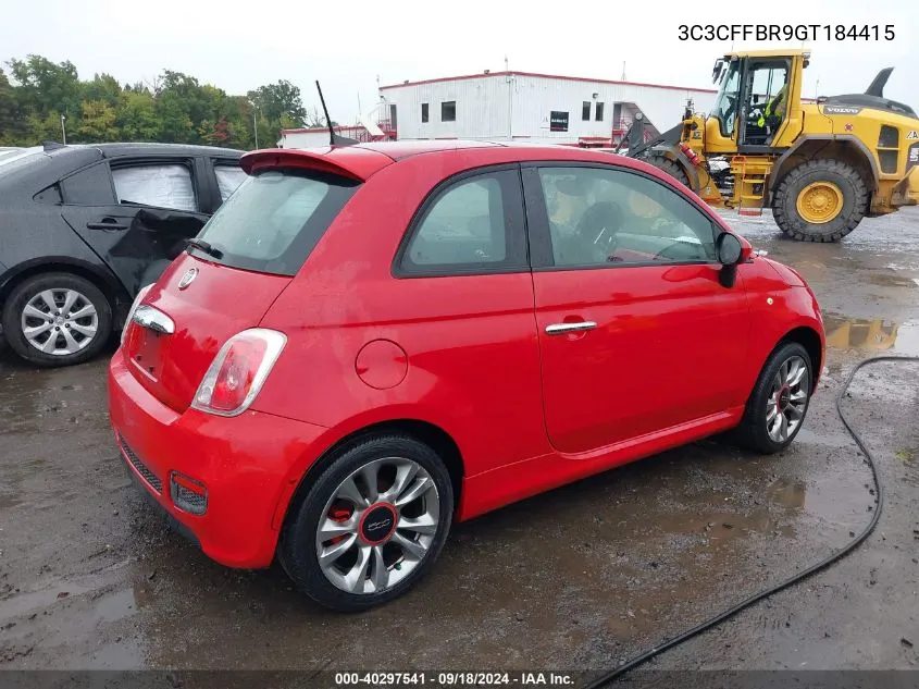 3C3CFFBR9GT184415 2016 Fiat 500 Sport