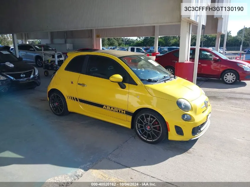 3C3CFFFH3GT130190 2016 Fiat 500 Abarth