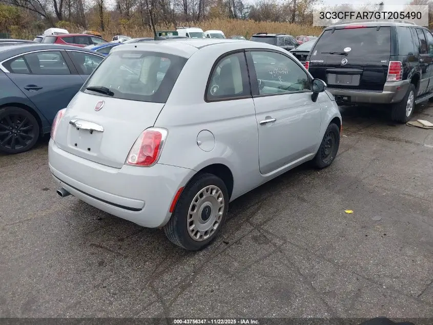 3C3CFFAR7GT205490 2016 Fiat 500 Pop