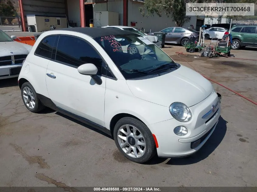 3C3CFFKR2HT700468 2017 Fiat 500 Pop